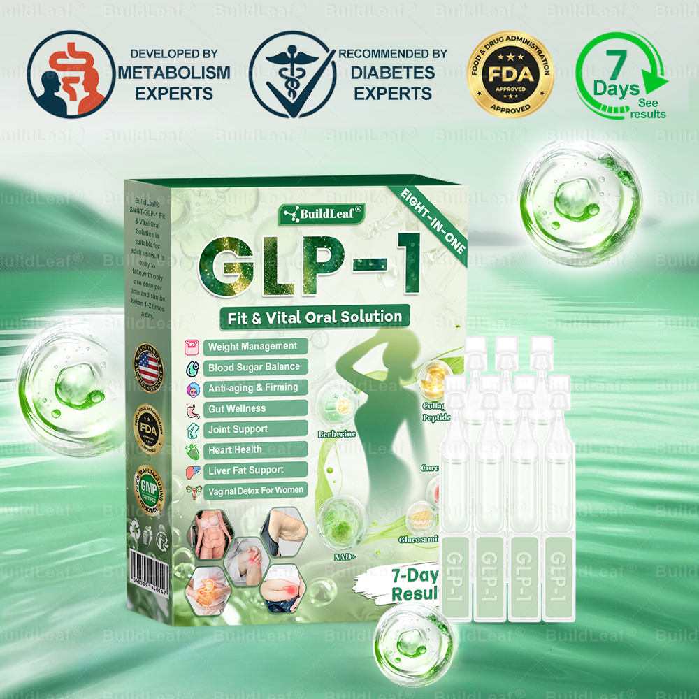 DOOEKA® GLP-1 8 az 1-ben Fit & Vital Szájon át szedhető oldat – Napi egyszer, 7 nap alatt látható változás / Elhízás, szív- és érrendszeri egészség, cukorbetegség, alvási apnoe, bélrendszer egészsége, ízületi problémák és még sok más esetén🔥🔥