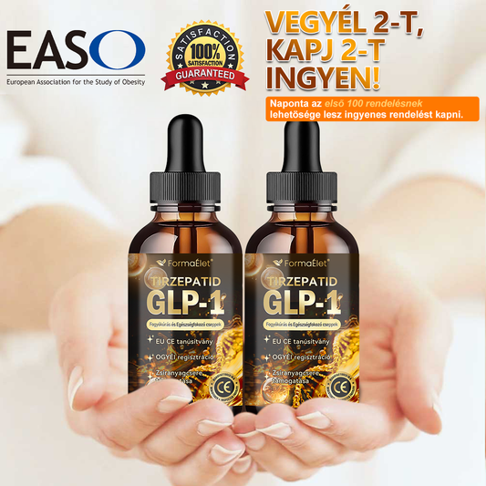 A Mayo Clinic által ajánlott | Hivatalos üzlet | FormaÉlet® GLP-1 Moringa Fogyókúrás és Egészségfokozó cseppek (Élelmiszer-minőségű zsírégető – Az Obesity Society fejlesztése)