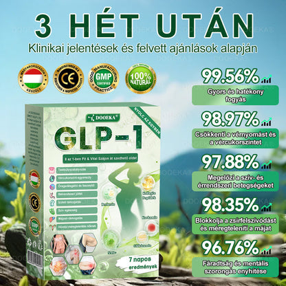 🌿DOOEKA® GLP-1 8 az 1-ben Fit & Vital Szájon át szedhető oldat – Napi egyszer, 7 nap alatt látható változás / Elhízás, szív- és érrendszeri egészség, cukorbetegség, alvási apnoe, bélrendszer egészsége, ízületi problémák és még sok más esetén✅